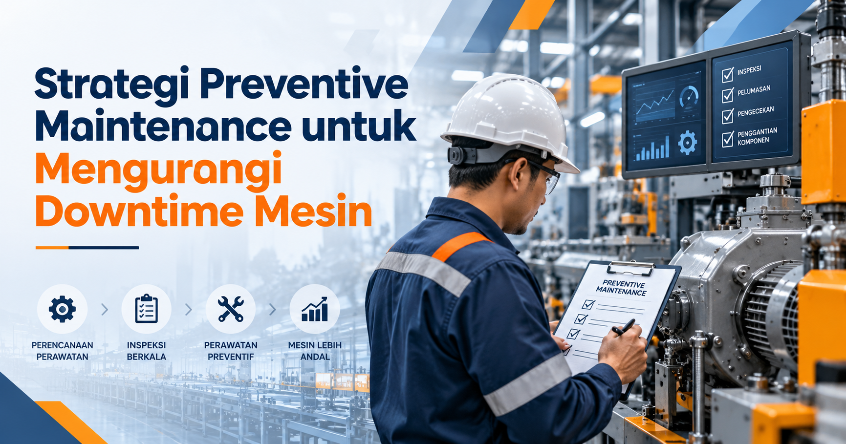 Strategi Preventive Maintenance untuk Mengurangi Downtime Mesin
